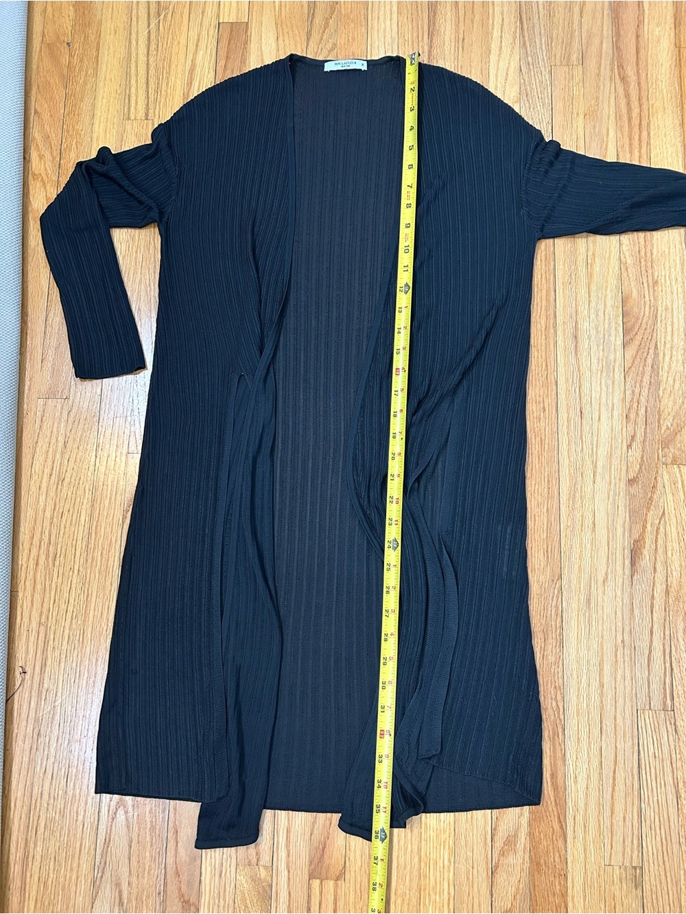 MM Lafleur The Graham Kimono Cardigan Sheer Rib - Picture 12 of 12